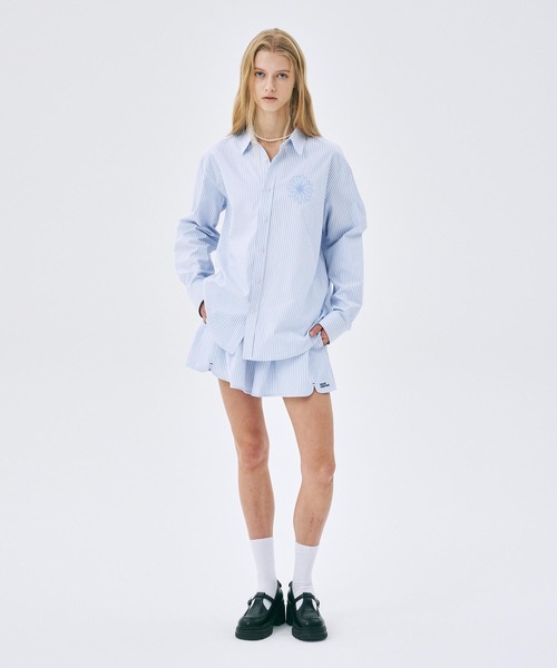 Mardi Mercredi（マルディメクルディ） ブラウス シャツ COTTON SHIRT