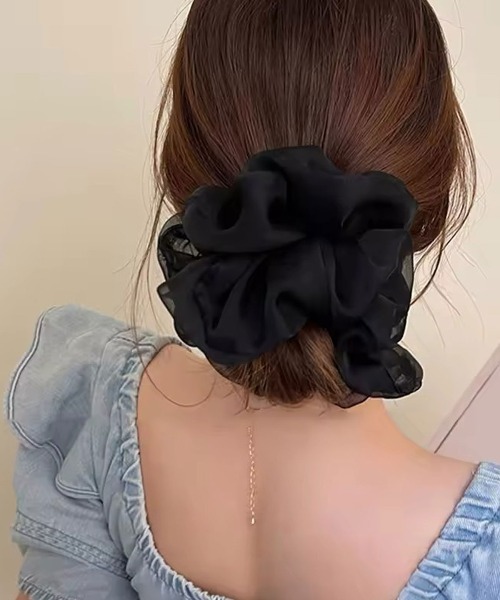 シュシュ 「 ammy. / エイミードット 」 シフォン ビッグ : ZOZOTOWN