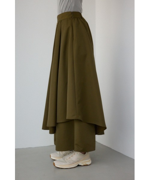 PLUS AZUL Plus スカート PLUS（AZUL BY MOUSSY） スカート 「PLUS」パネルドレープ