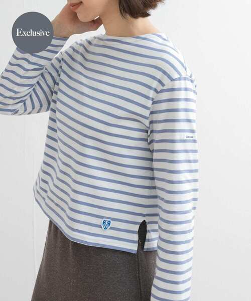ORCIVAL tシャツ 「別注」ORCIVAL×DOORS ボーダーロングスリーブ
