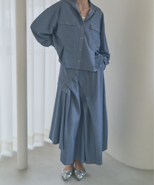 Muel Chic（ミュエルシック） ロング スカート Kelsey soft denim