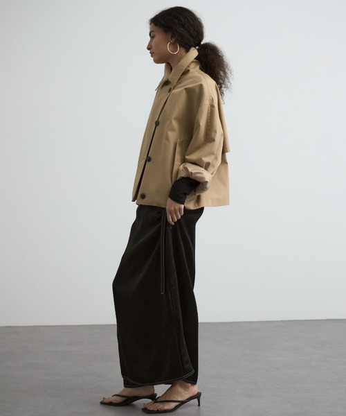 CREDONA（クレドナ） ロング スカート ACETATE STITCH SKIRT