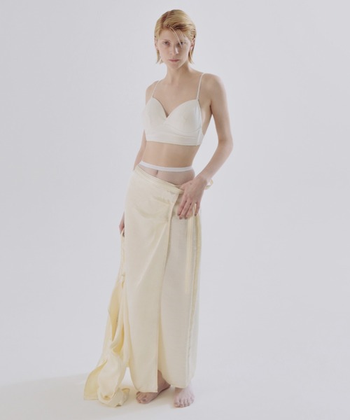 CREDONA（クレドナ） ロング スカート ACETATE STITCH SKIRT