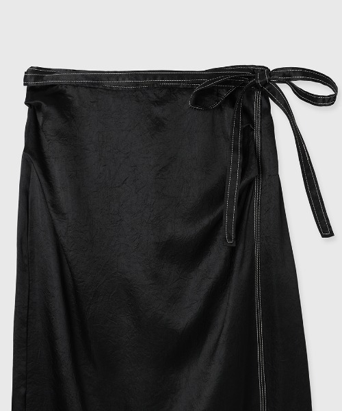 CREDONA（クレドナ） ロング スカート ACETATE STITCH SKIRT