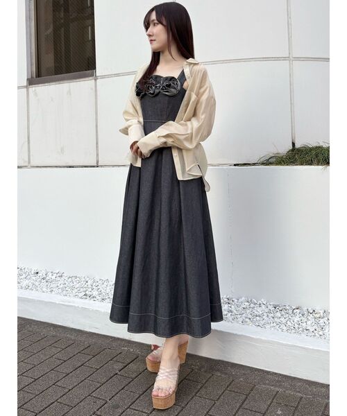 ブラウス シャツ バックタックスタンドカラーシャツ レディース MERCURYDUO ブラウス シャツ バックタックスタンドカラーシャツ