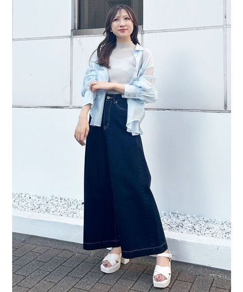ブラウス シャツ バックタックスタンドカラーシャツ レディース MERCURYDUO ブラウス シャツ バックタックスタンドカラーシャツ
