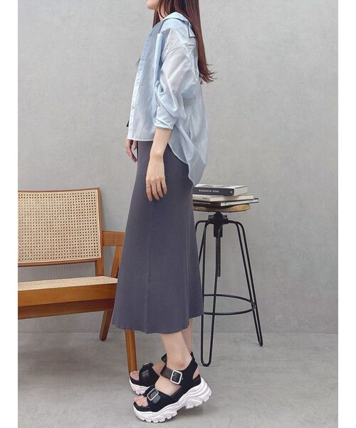 ブラウス シャツ バックタックスタンドカラーシャツ レディース MERCURYDUO ブラウス シャツ バックタックスタンドカラーシャツ