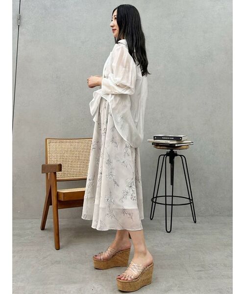 ブラウス シャツ バックタックスタンドカラーシャツ レディース MERCURYDUO ブラウス シャツ バックタックスタンドカラーシャツ