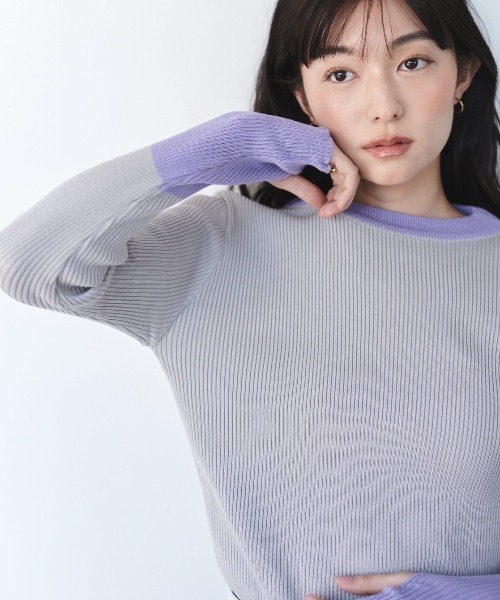 ニット セーター バイカラーニット レディース : ZOZOTOWN Yahoo