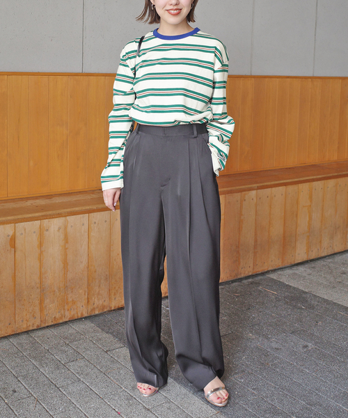 tシャツ VOTE MAKE NEW CLOTHES STRIPE T SHIRT 25SSVMNC-013CS レディース VOTE MAKE NEW CLOTHES tシャツ STRIPE T SHIRT 25SSVMNC-013CS