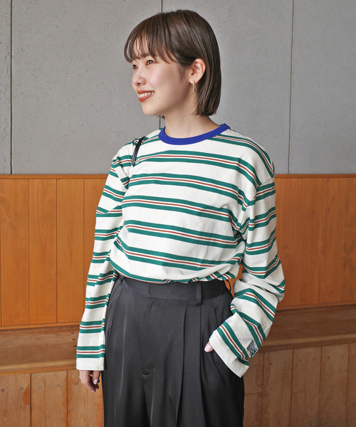 tシャツ VOTE MAKE NEW CLOTHES STRIPE T SHIRT 25SSVMNC-013CS レディース VOTE MAKE NEW CLOTHES tシャツ STRIPE T SHIRT 25SSVMNC-013CS