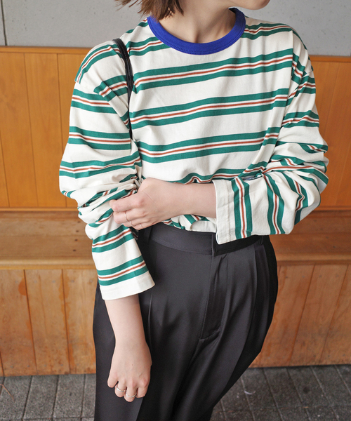tシャツ VOTE MAKE NEW CLOTHES STRIPE T SHIRT 25SSVMNC-013CS レディース VOTE MAKE NEW CLOTHES tシャツ STRIPE T SHIRT 25SSVMNC-013CS