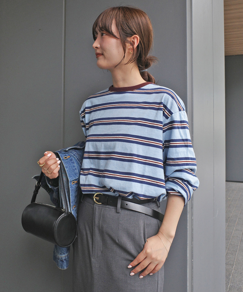 tシャツ VOTE MAKE NEW CLOTHES STRIPE T SHIRT 25SSVMNC-013CS レディース VOTE MAKE NEW CLOTHES tシャツ STRIPE T SHIRT 25SSVMNC-013CS