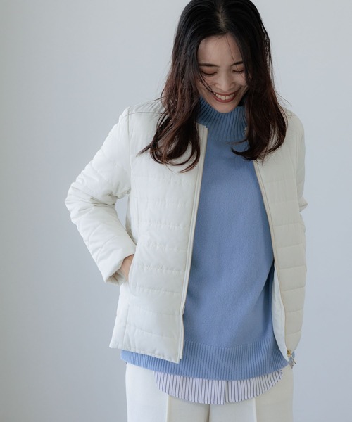 「Elura」 ブルゾン LARGE グレイッシュベージュ レディース_画像3