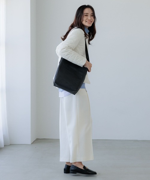 「Elura」 ブルゾン LARGE グレイッシュベージュ レディース_画像6