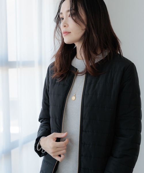 「Elura」 ブルゾン LARGE グレイッシュベージュ レディース_画像7