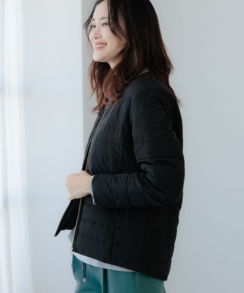 「Elura」 ブルゾン LARGE グレイッシュベージュ レディース_画像9