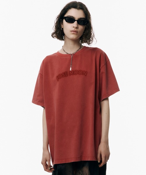 tシャツ PIGMENT OVER TSHIRT/ピグメントオーバーTシャツ レディース JOSE MOON tシャツ PIGMENT OVER TSHIRT/ピグメントオーバーT