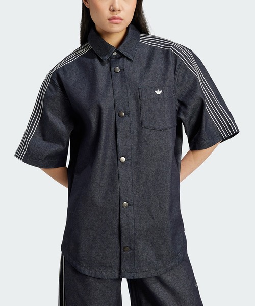 ブラウス シャツ デニム半袖シャツ / アディダスオリジナルス adidas Originals レディース