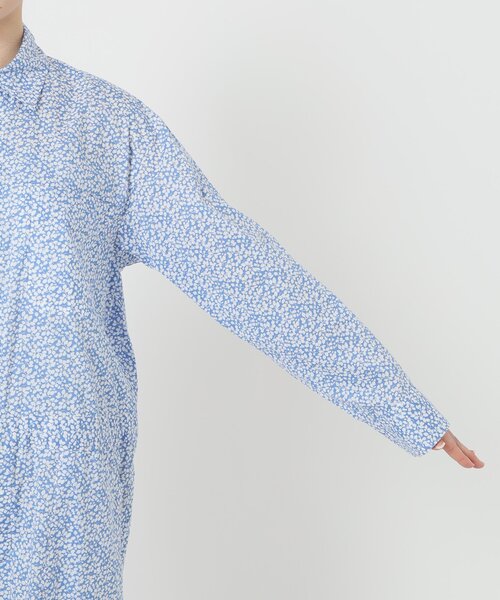 【IENA】 LA BOUCLE LIBERTYコットンローンオールインワン IENA LA BOUCLE LIBERTYコットンローンオールインワン（つなぎ