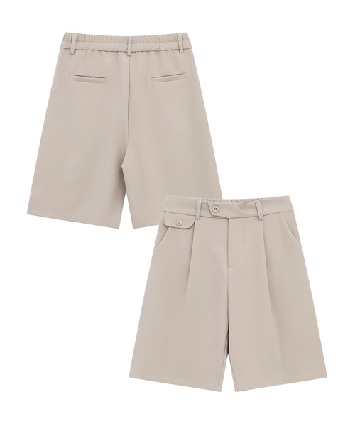 みい出品 slanting button short pants MEN'S SPLIT SHORT | Men | Lime Zest | notdisplayedANABV