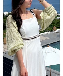 カーディガン 透かし編みラメボレロカーディガン レディース｜ZOZOTOWN Yahoo!店