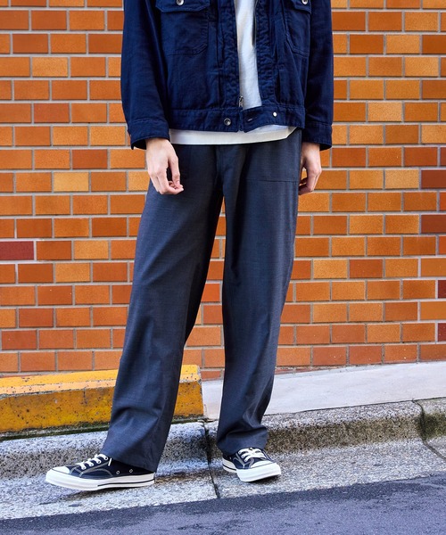 WILD LIFE TAILOR ベルテッドナイロンパンツ WILD LIFE TAILOR ベルテッドナイロンパンツ