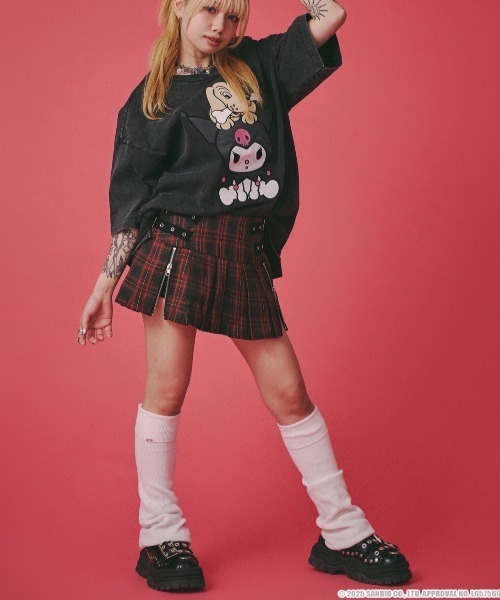 GALFY tシャツ 「GALFY×KUROMI」クロミちゃんとGALFYの半袖TEE