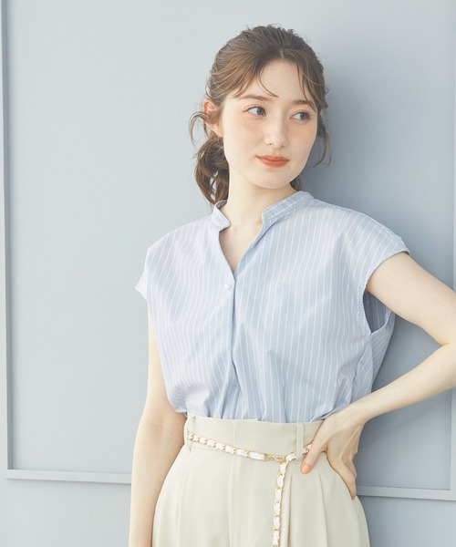 【新品】12Twelve Agendaブラウス ラメストライプフレンチスリーブ 12Twelve Agenda - 【新品】12Twelve Agendaブラウス ラメストライプ