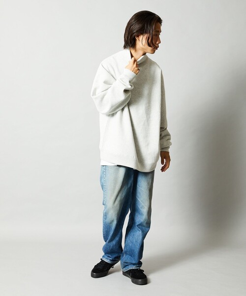「FREAK'S STORE」 スウェットカットソー MEDIUM アッシュグレー メンズ