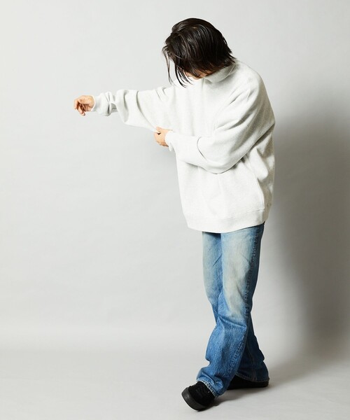 「FREAK'S STORE」 スウェットカットソー MEDIUM アッシュグレー メンズ