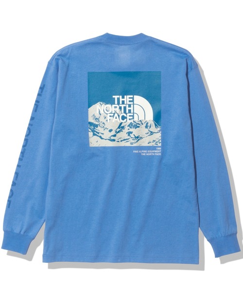 新品　THE NORTH FACE 長袖カットソー ブルー THE NORTH FACE 「THE FACE」 長袖Tシャツ M ブルー メンズ