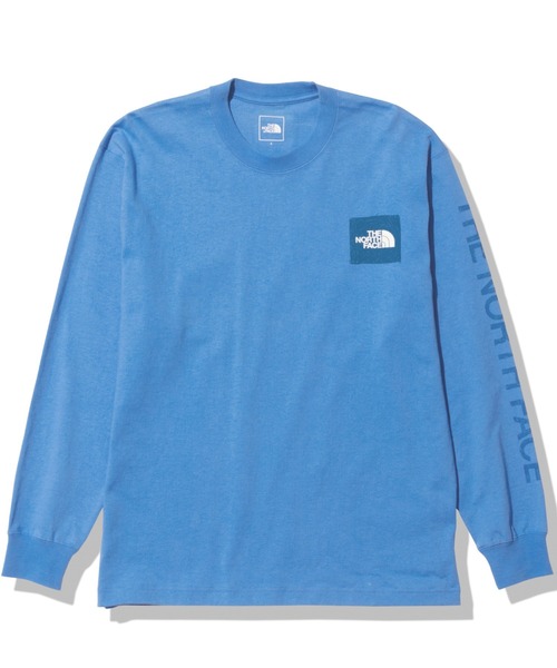新品　THE NORTH FACE 長袖カットソー ブルー THE NORTH FACE 「THE FACE」 長袖Tシャツ M ブルー メンズ