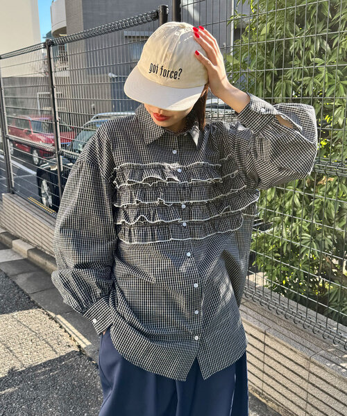 「CIAOPANIC」 長袖シャツ ONE SIZE ブラック レディース