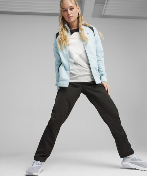 極美品✨　PUMA プーマ ジャージ セットアップ 大きいサイズ ジャケット緑 PUMA 「PUMA」 セットアップジャージ LARGE グリーン メンズ
