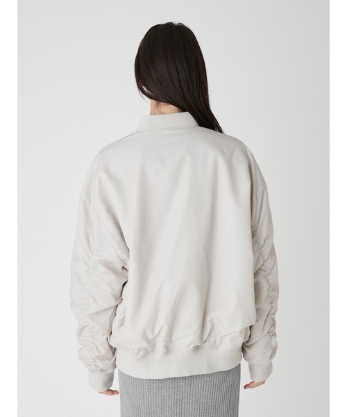 「Mila Owen」 ジップアップブルゾン 0 アイボリー レディース_画像3