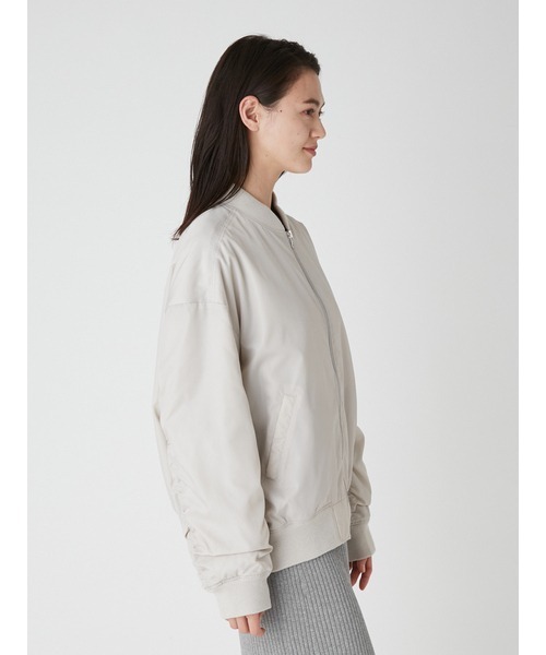 「Mila Owen」 ジップアップブルゾン 0 アイボリー レディース_画像4