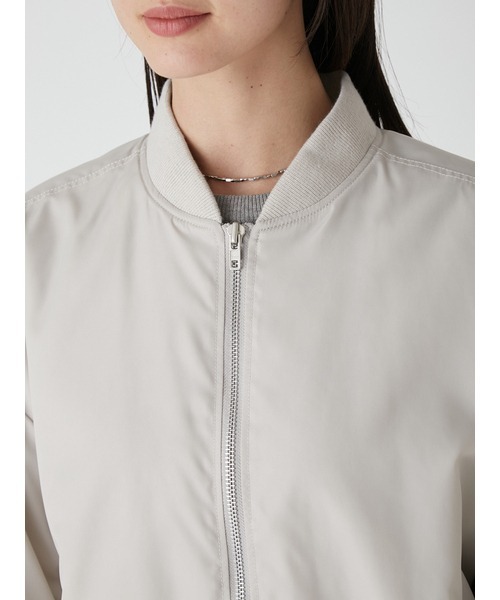 「Mila Owen」 ジップアップブルゾン 0 アイボリー レディース_画像5