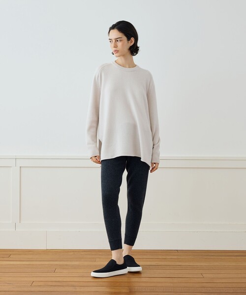 美品　ジェームスパース カシミヤ 100% ニット セーター　S  グレー M ジェームスパース カシミア100%ニット 【公式通販】