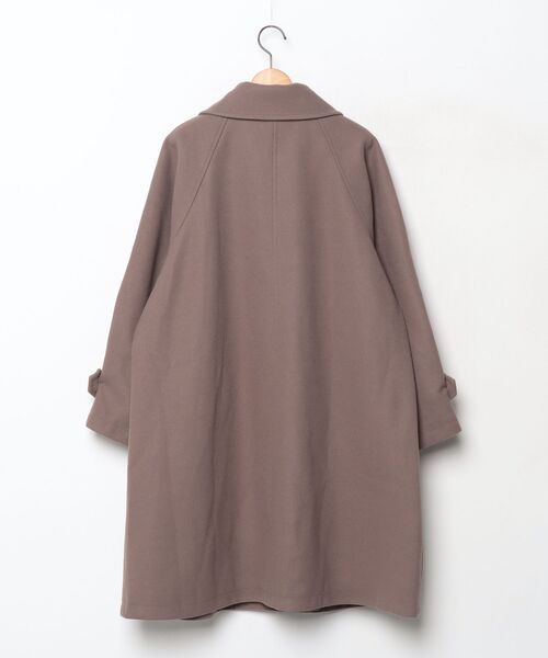 「andme」 ステンカラーコート L ブラウン レディース_画像2