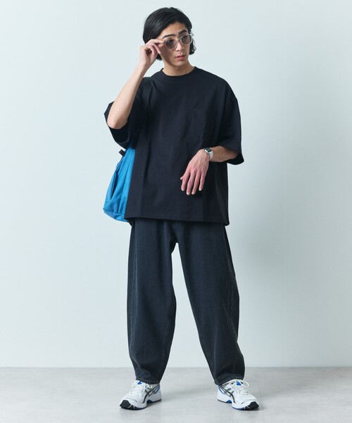 「FREAK'S STORE」 デニムパンツ LARGE ブラック メンズ