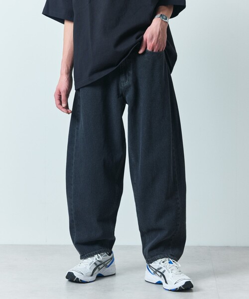 「FREAK'S STORE」 デニムパンツ LARGE ブラック メンズ