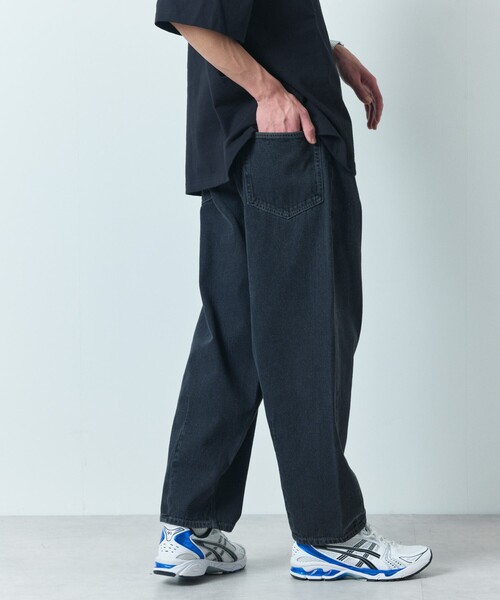 「FREAK'S STORE」 デニムパンツ LARGE ブラック メンズ