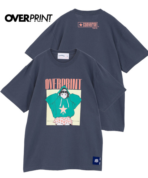 over print（オーバープリント） tシャツ 「over print」HOODIE GIRL