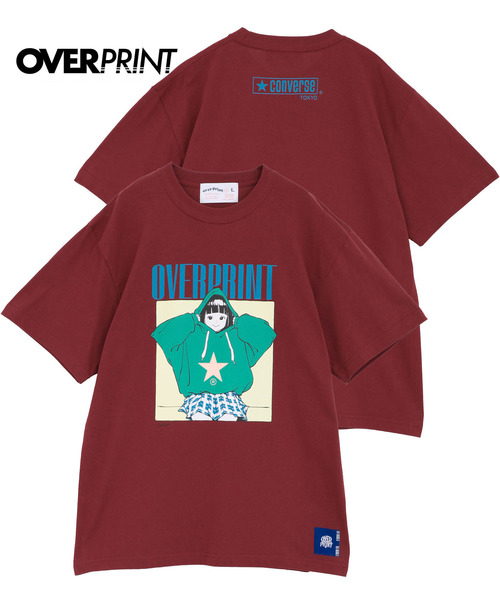 over print（オーバープリント） tシャツ 「over print」HOODIE GIRL