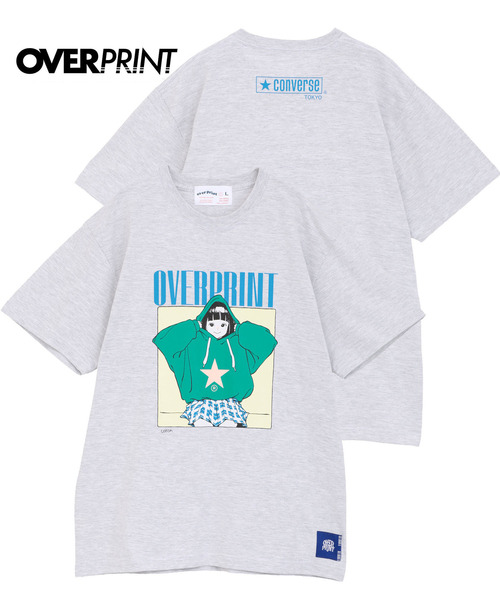 over print（オーバープリント） tシャツ 「over print」HOODIE GIRL
