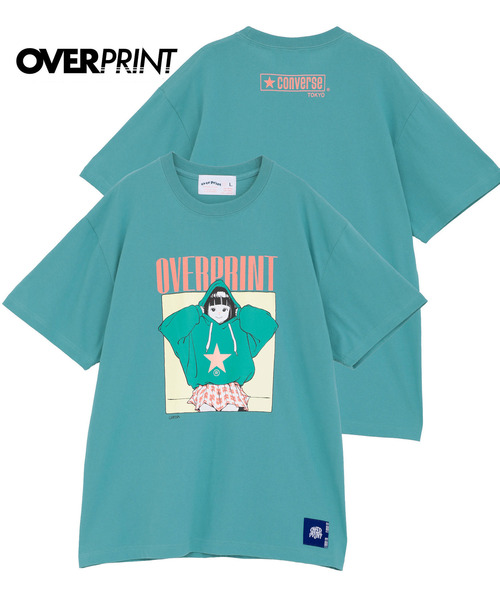 over print（オーバープリント） tシャツ 半袖 「over print」HOODIE