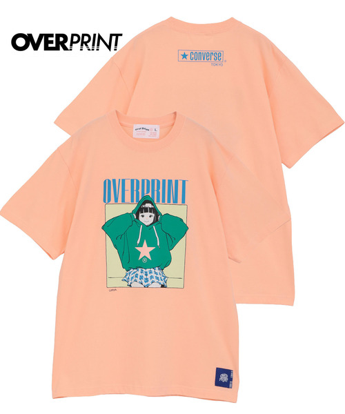 over print（オーバープリント） tシャツ 「over print」HOODIE GIRL