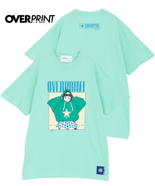 over print（オーバープリント） tシャツ 「over print」HOODIE GIRL