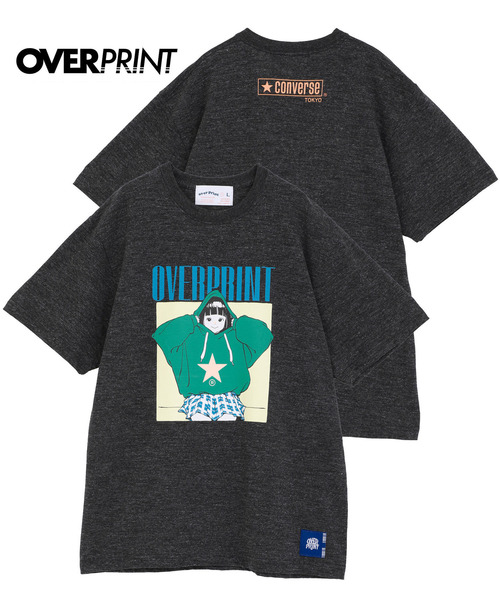 over print（オーバープリント） tシャツ 「over print」HOODIE GIRL